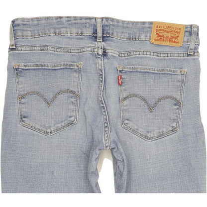 Levi's 711 Women Blue Skinny Slim Stretch Jeans W29 L31