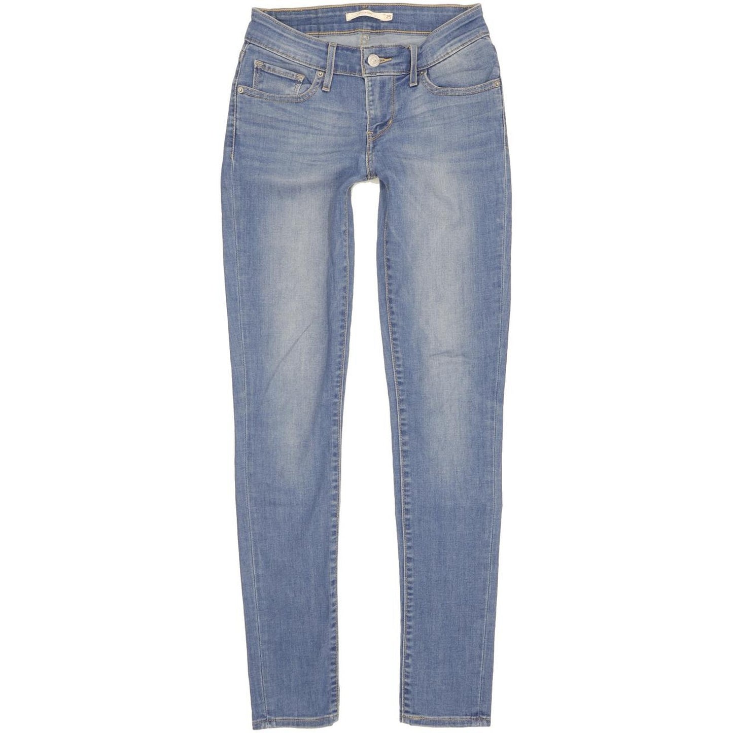 Levi's 711 Women Blue Skinny Slim Stretch Jeans W25 L30