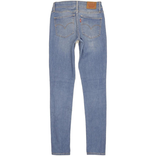 Levi's 711 Women Blue Skinny Slim Stretch Jeans W25 L30