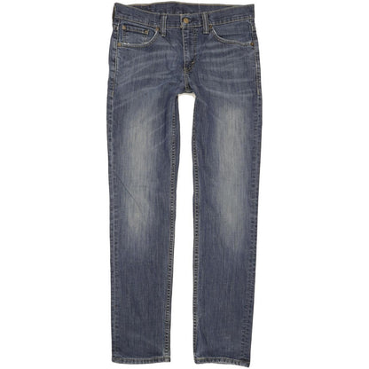 Levi's 511 Women Blue Straight Slim Stretch Jeans W30 L32