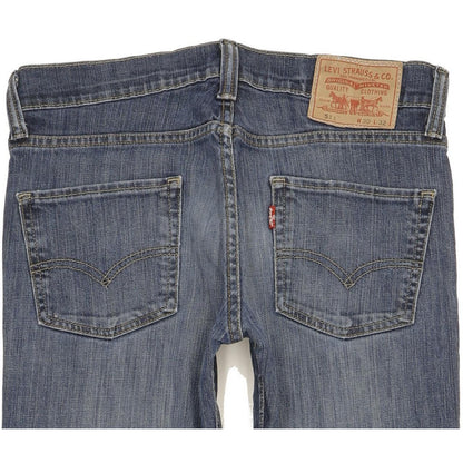 Levi's 511 Women Blue Straight Slim Stretch Jeans W30 L32