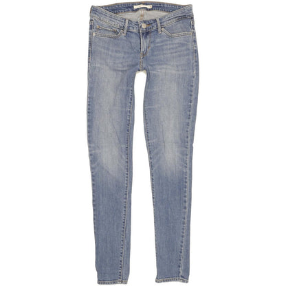Levi's 711 Women Blue Skinny Slim Stretch Jeans W26 L30