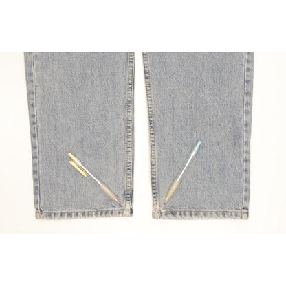 Lee Men Blue Straight Regular Jeans W30 L33