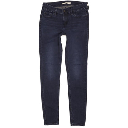 Levi's 710 Super Women Navy Skinny Regular Stretch Jeans W29 L30