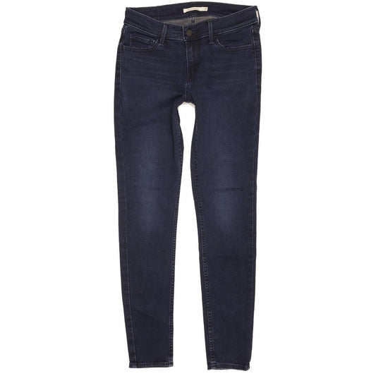Levi's 710 Super Women Navy Skinny Regular Stretch Jeans W29 L30