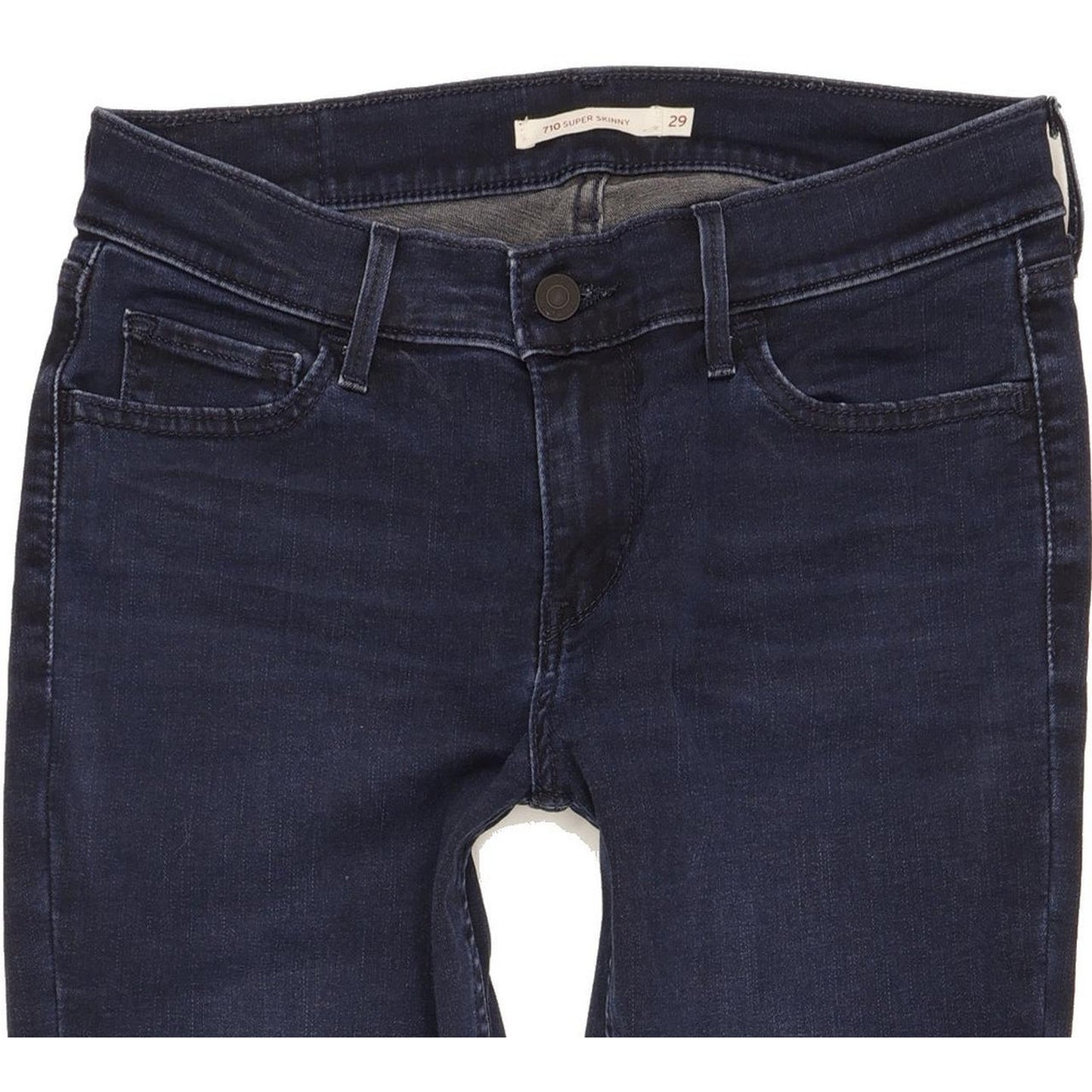 Levi's 710 Super Women Navy Skinny Regular Stretch Jeans W29 L30