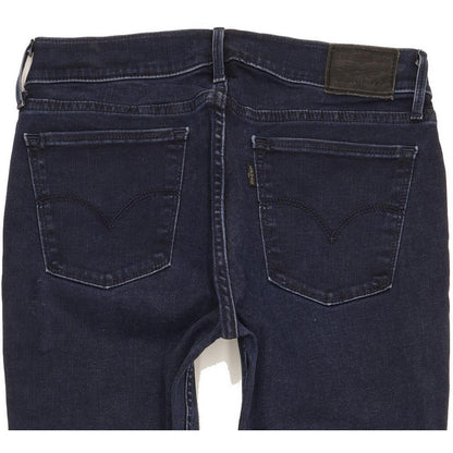 Levi's 710 Super Women Navy Skinny Regular Stretch Jeans W29 L30