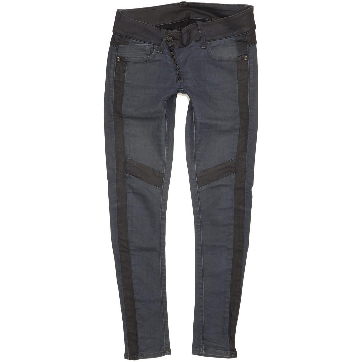 G-Star Lynn Zip Women Blue Skinny Slim Stretch Jeans W26 L29