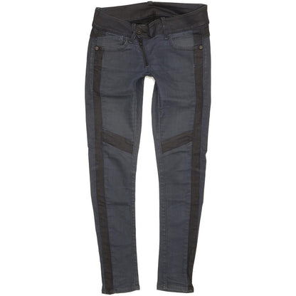 G-Star Lynn Zip Women Blue Skinny Slim Stretch Jeans W26 L29