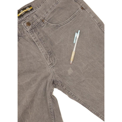 Lee Jim Men Grey Straight Regular Jeans W36 L29