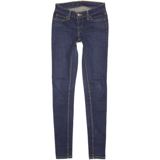 Levi's Women Blue Skinny Slim Stretch Jeans W26 L32