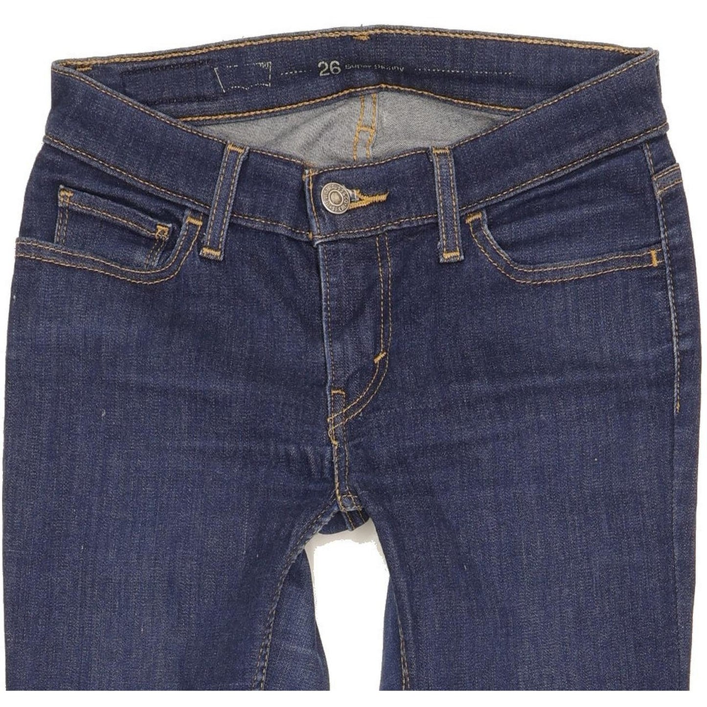 Levi's Women Blue Skinny Slim Stretch Jeans W26 L32