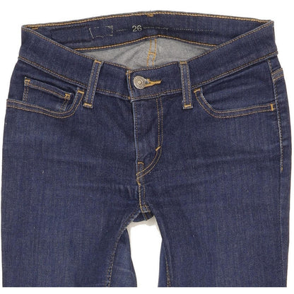 Levi's Women Blue Skinny Slim Stretch Jeans W26 L32