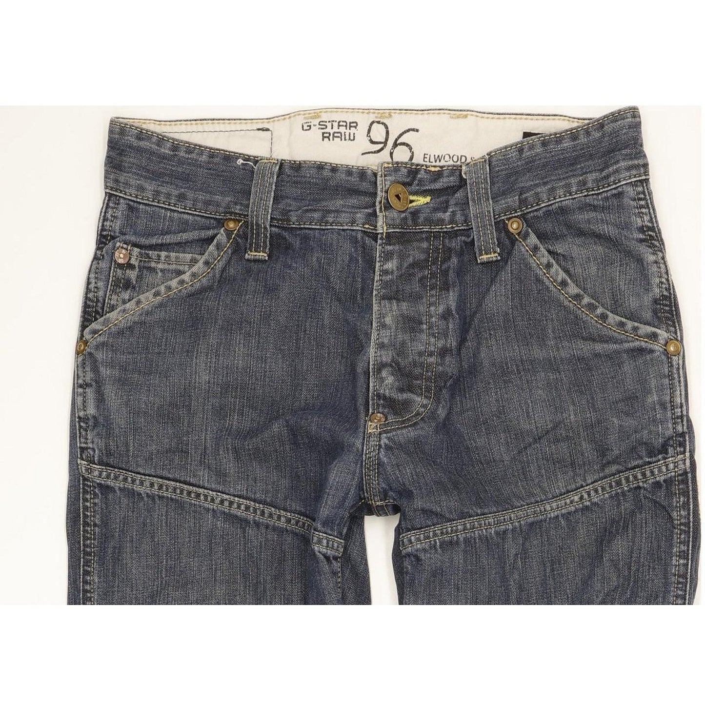 G-Star Elwood Heritage Men Blue Straight Regular Jeans W30 L30