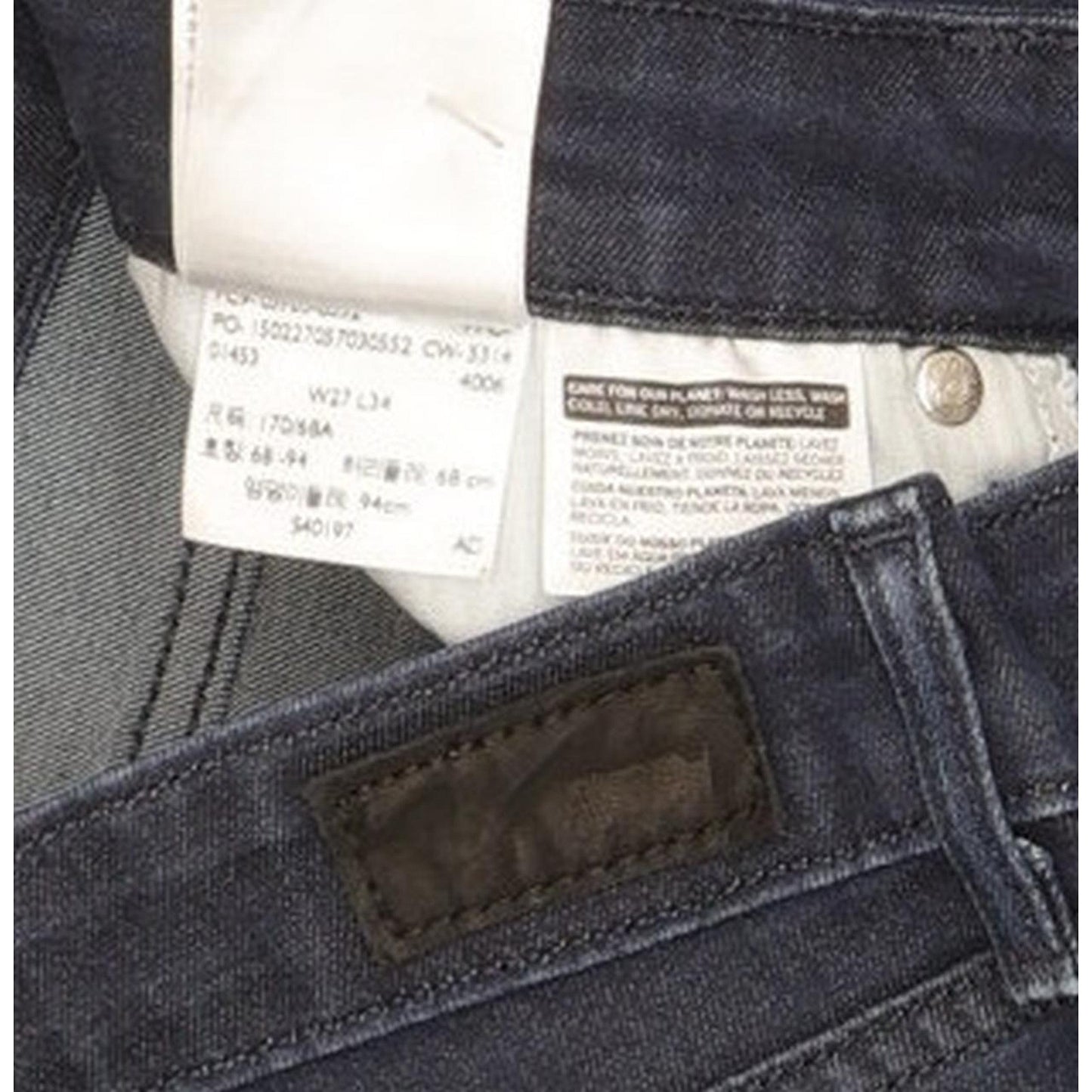 Levi's Demi Curve Women Navy Skinny Slim Stretch Jeans W27 L32