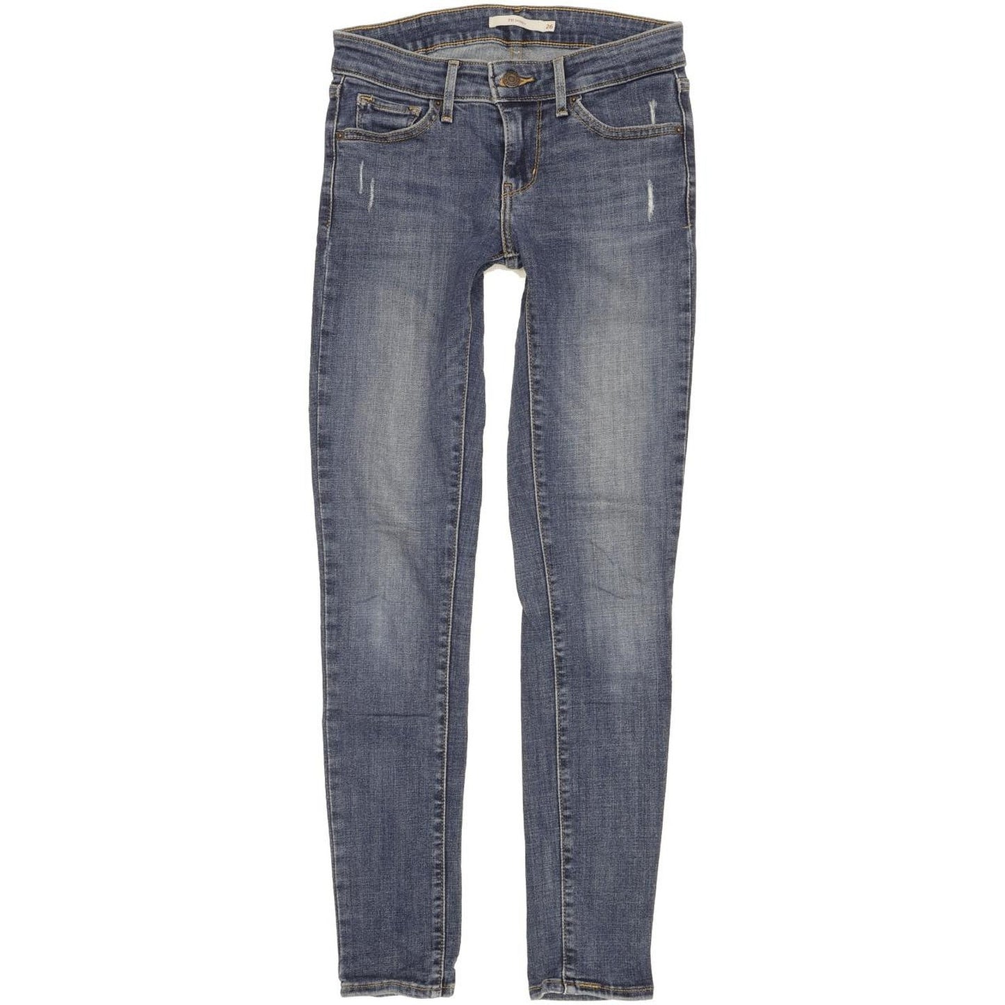 Levi's 711 Women Blue Skinny Slim Stretch Jeans W26 L30
