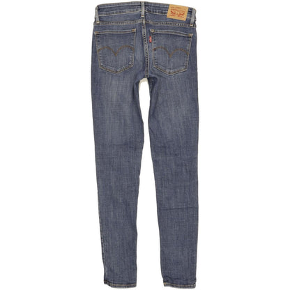 Levi's 711 Women Blue Skinny Slim Stretch Jeans W26 L30