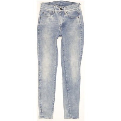 G-Star 3301 Ultra Women Blue Skinny Slim Stretch Jeans W27 L28