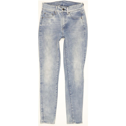 G-Star 3301 Ultra Women Blue Skinny Slim Stretch Jeans W27 L28