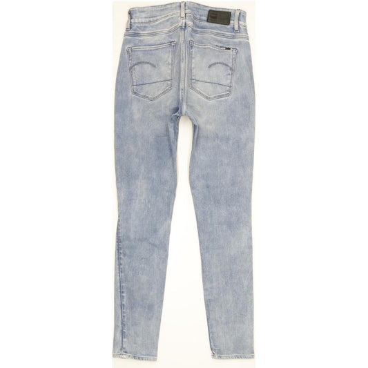 G-Star 3301 Ultra Women Blue Skinny Slim Stretch Jeans W27 L28