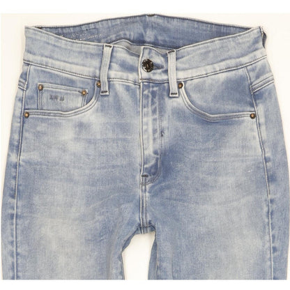 G-Star 3301 Ultra Women Blue Skinny Slim Stretch Jeans W27 L28
