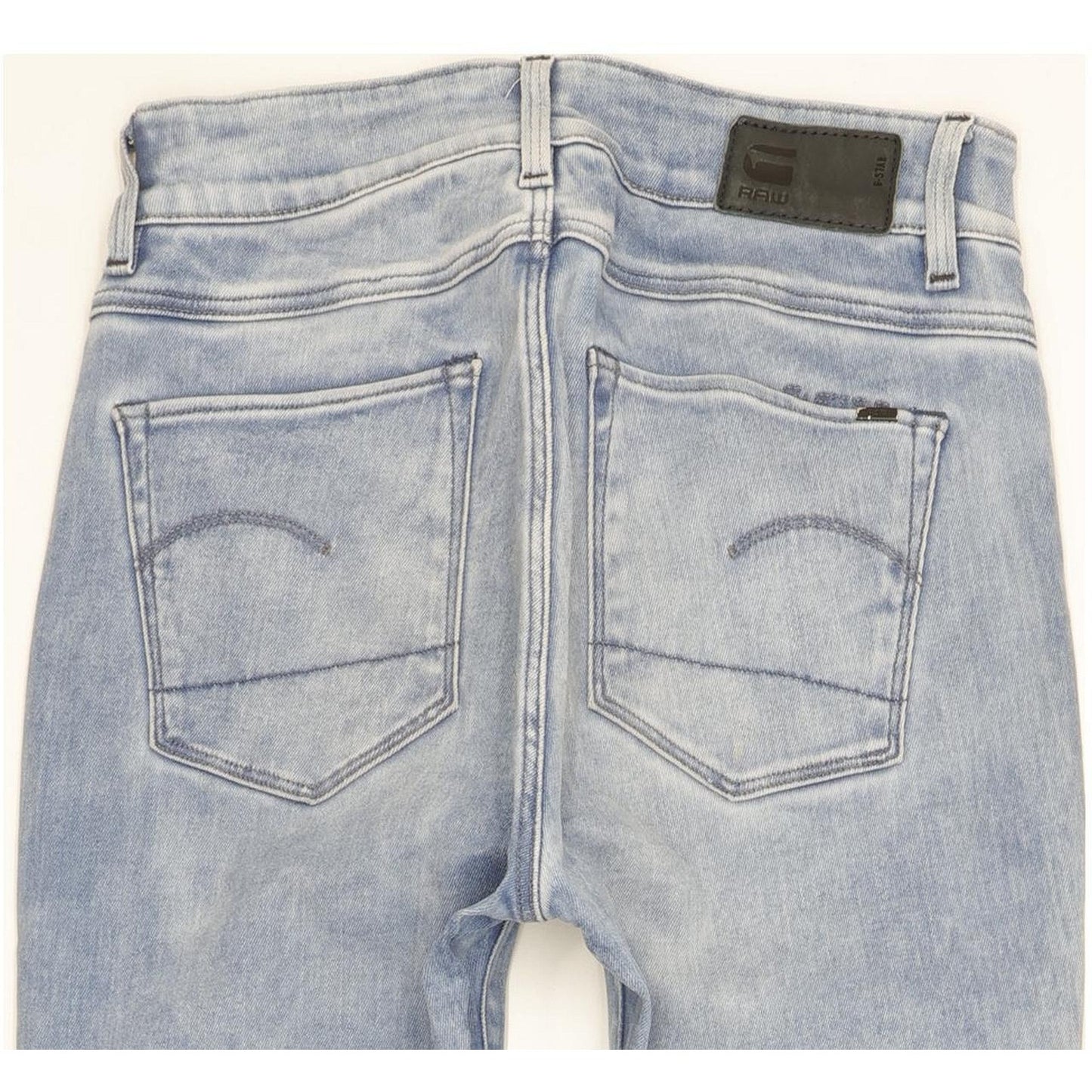 G-Star 3301 Ultra Women Blue Skinny Slim Stretch Jeans W27 L28