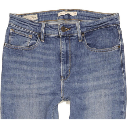 Levi's 721 Women Blue Skinny Slim Stretch Jeans W29 L30