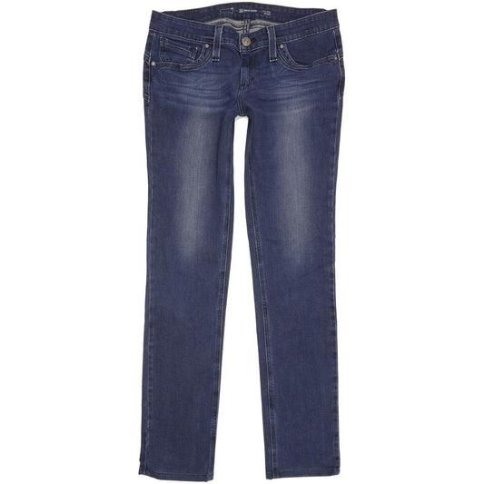 Levi's Demi Curve Women Blue Straight Slim Stretch Jeans W30 L32