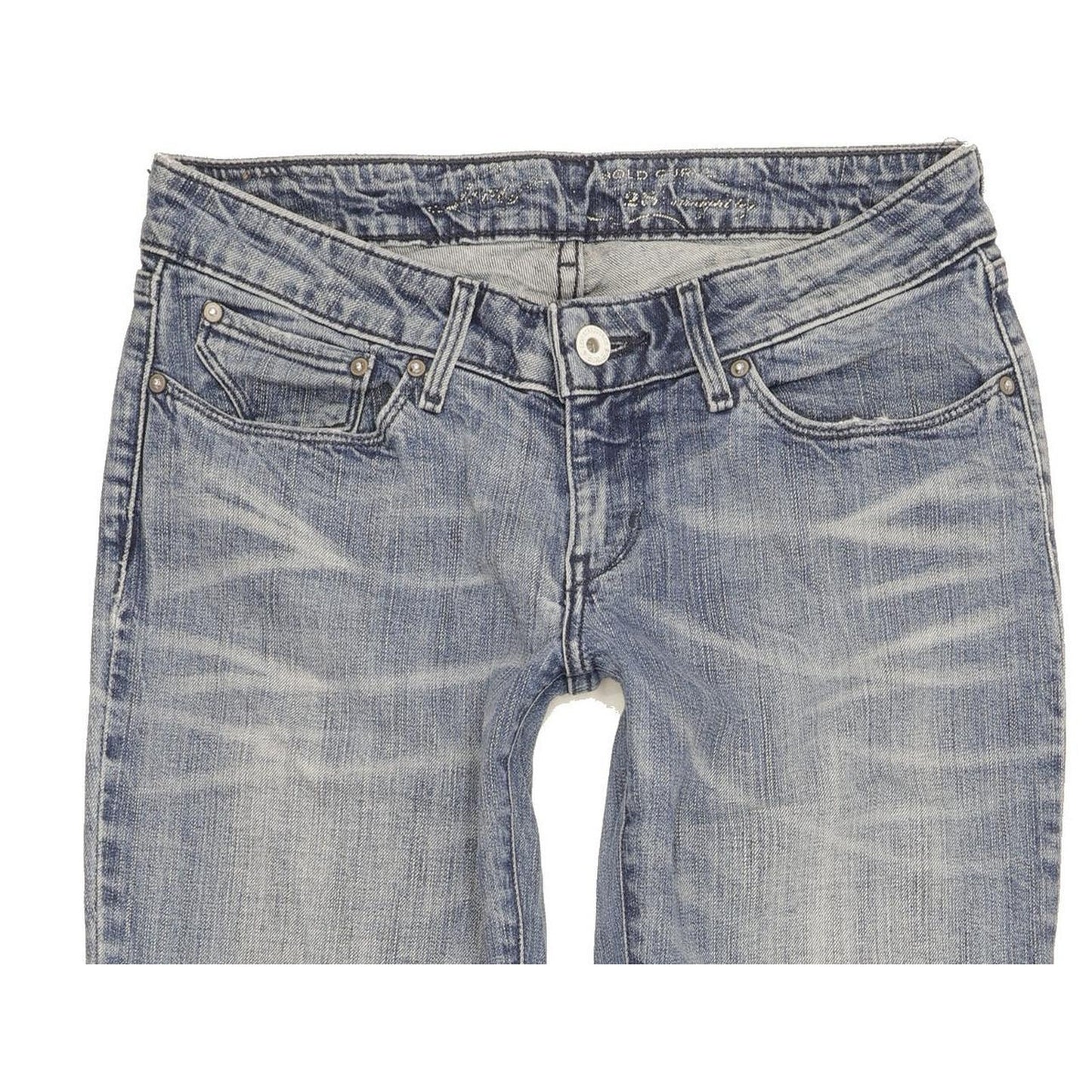 Levi's Bold Curve Women Blue Straight Slim Stretch Jeans W28 L29