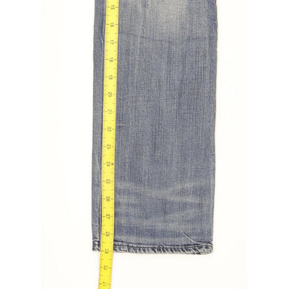 Levi's Bold Curve Women Blue Straight Slim Stretch Jeans W28 L29