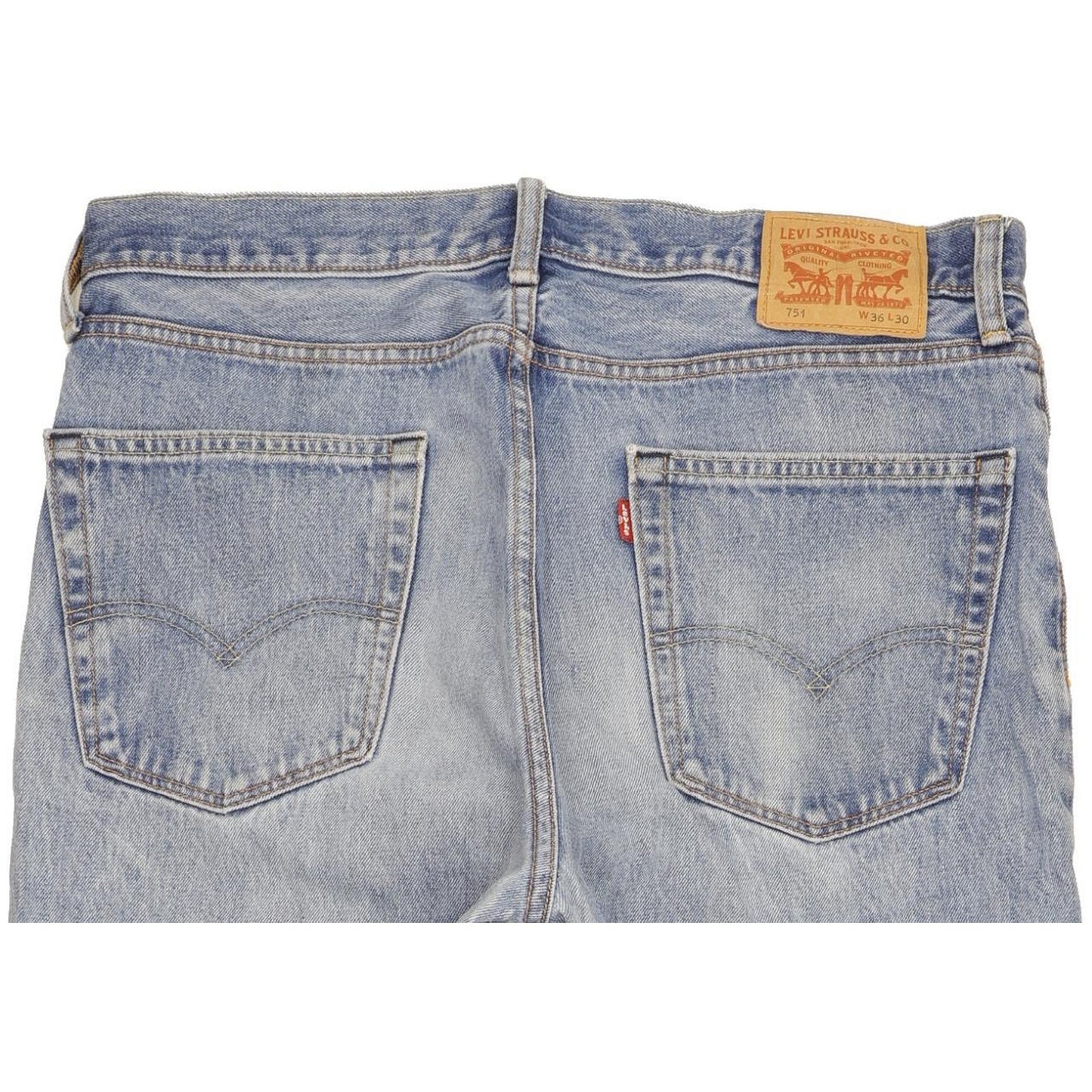 Levi's 751 Men Blue Straight Regular Jeans W36 L27