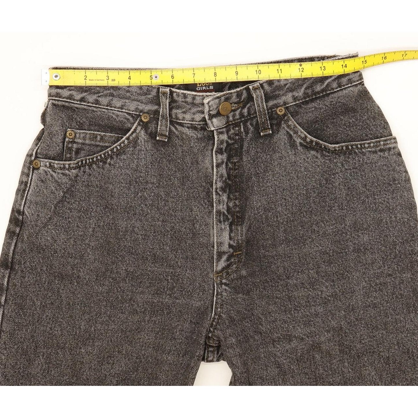 Lee Virginia Charcoal Tapered Relaxed Jeans High Waisted W30 L30
