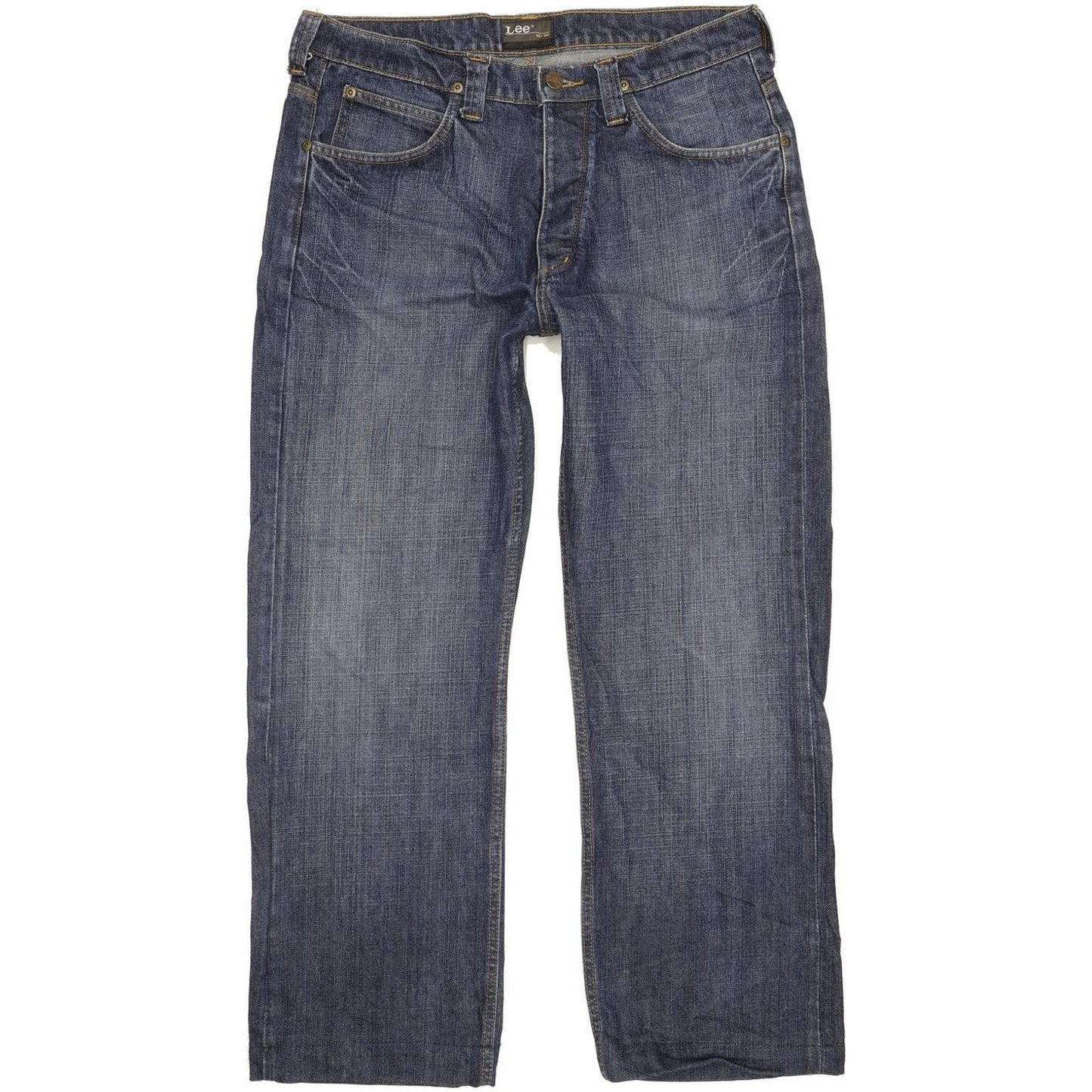 Lee Nash Men Blue Straight Regular Jeans W34 L29