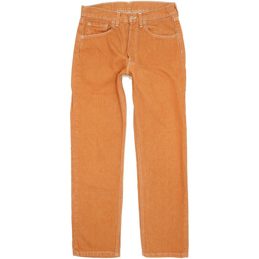 Levi's 501 Made in USA Orange Men Straight Regular Jeans W31 L30
