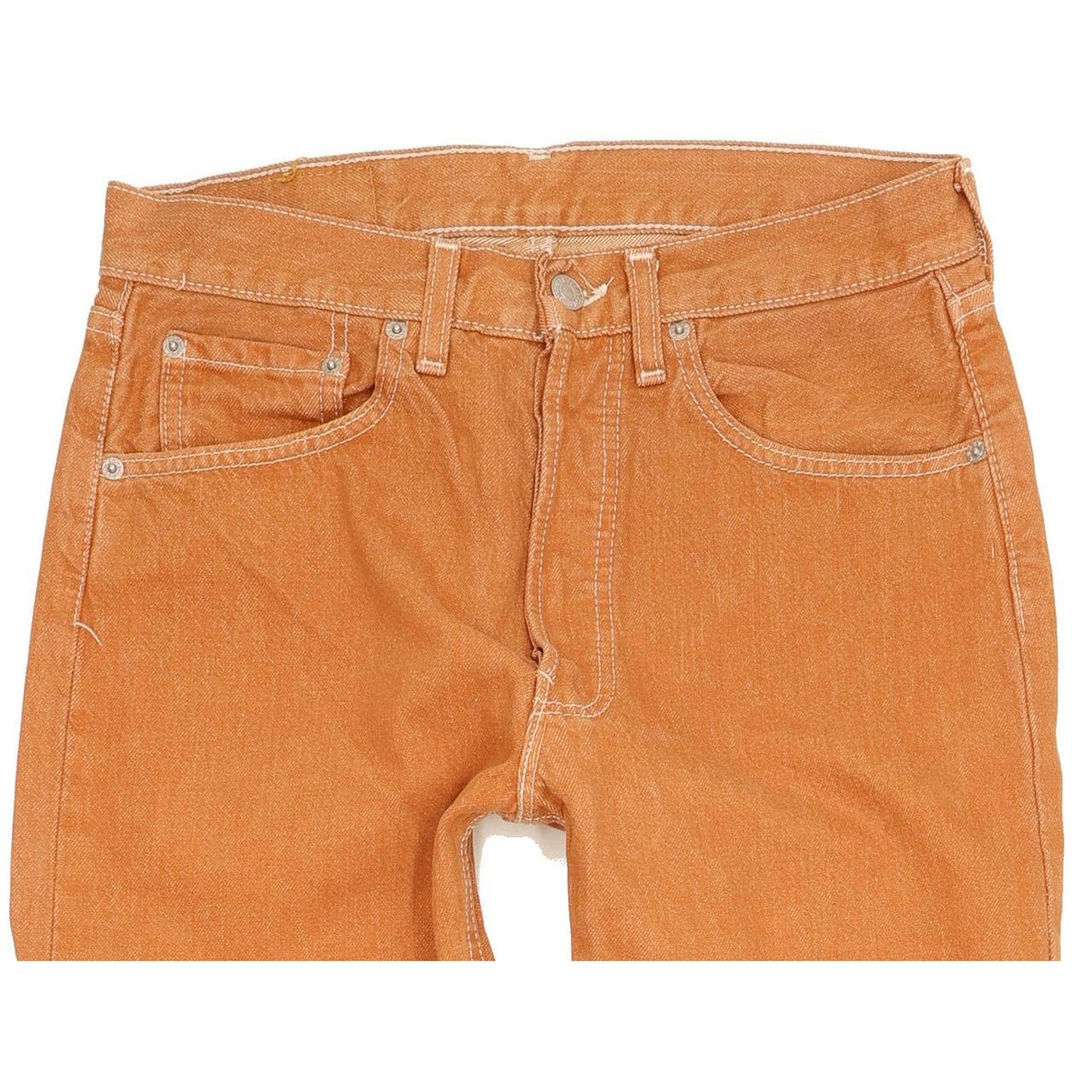 Levi's 501 Made in USA Orange Men Straight Regular Jeans W31 L30