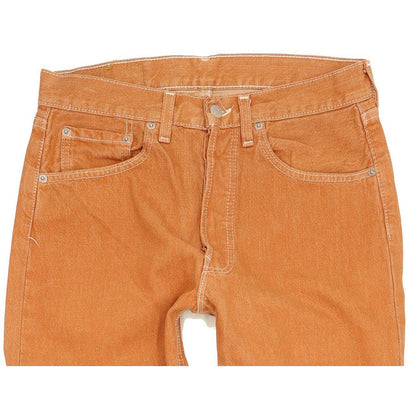 Levi's 501 Made in USA Orange Men Straight Regular Jeans W31 L30