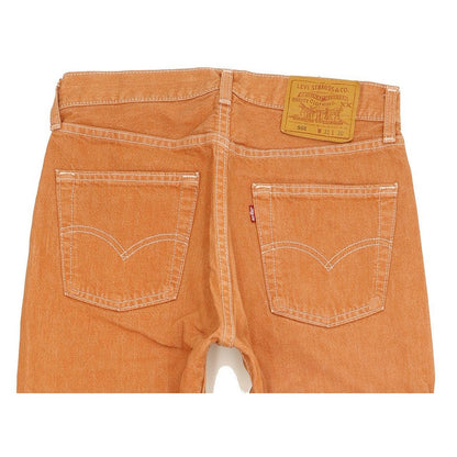 Levi's 501 Made in USA Orange Men Straight Regular Jeans W31 L30