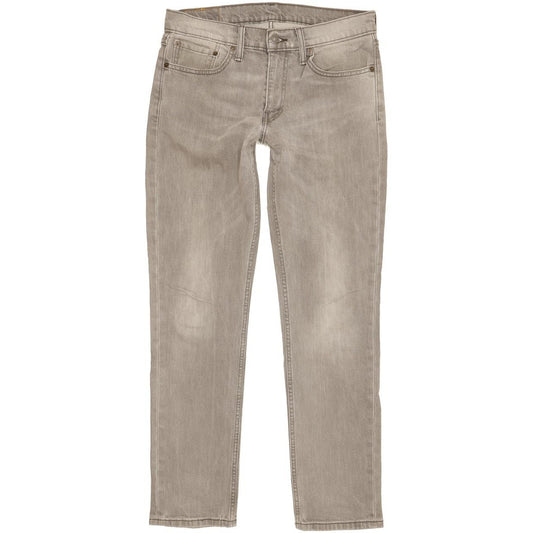 Levi's 511 Men Grey Straight Slim Stretch Jeans W32 L32