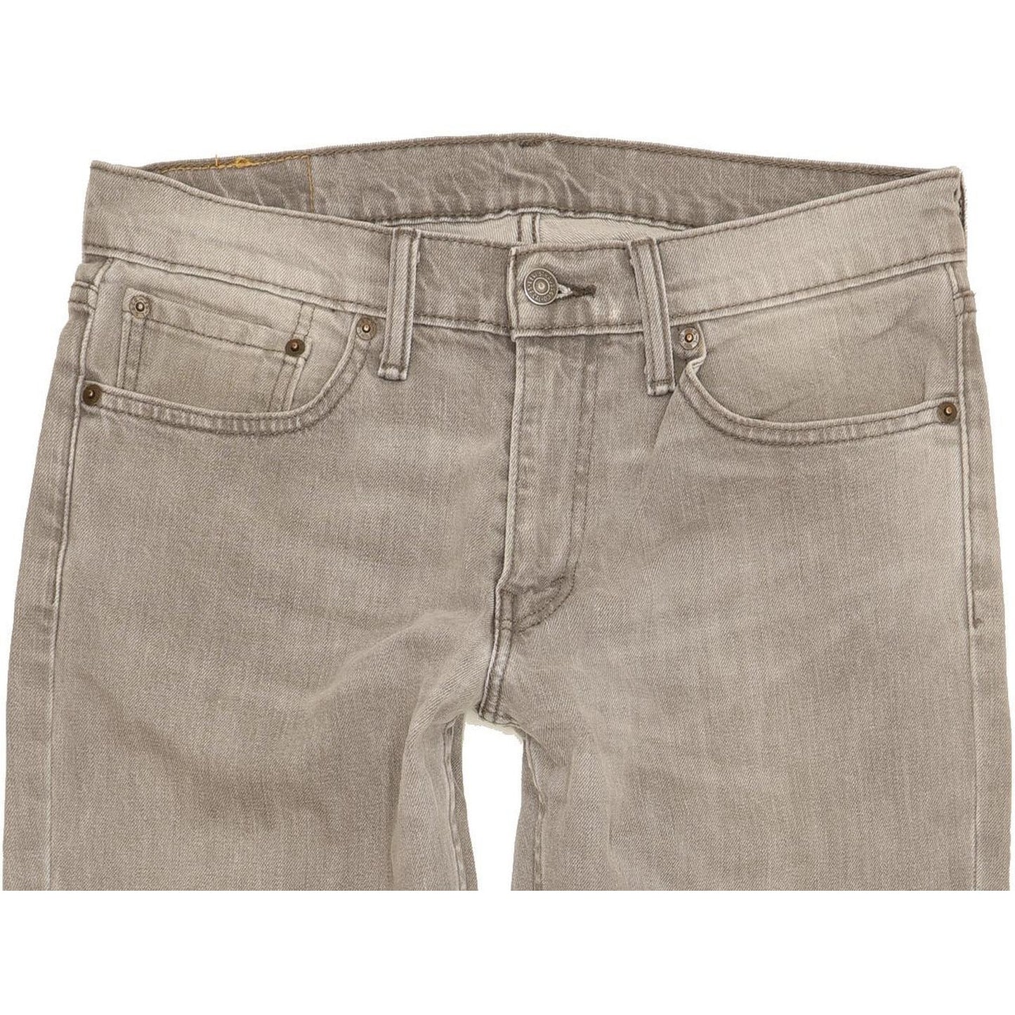 Levi's 511 Men Grey Straight Slim Stretch Jeans W32 L32