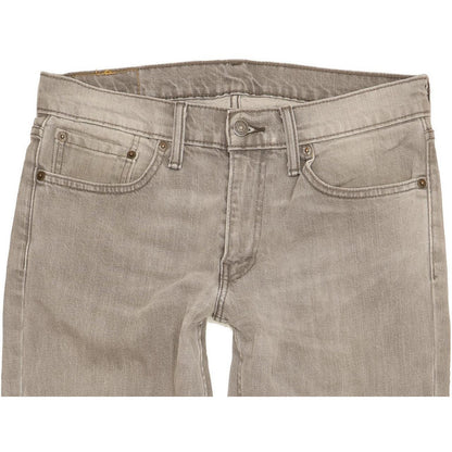 Levi's 511 Men Grey Straight Slim Stretch Jeans W32 L32