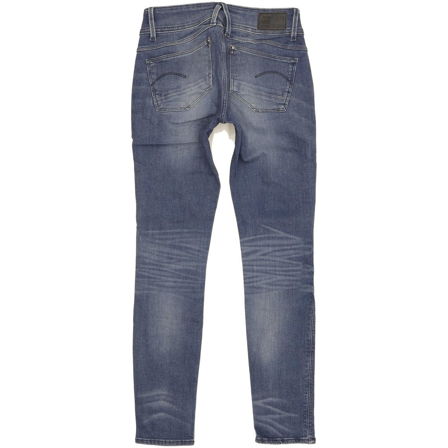 G-Star Lynn Mid Women Blue Skinny Slim Stretch Jeans W27 L30