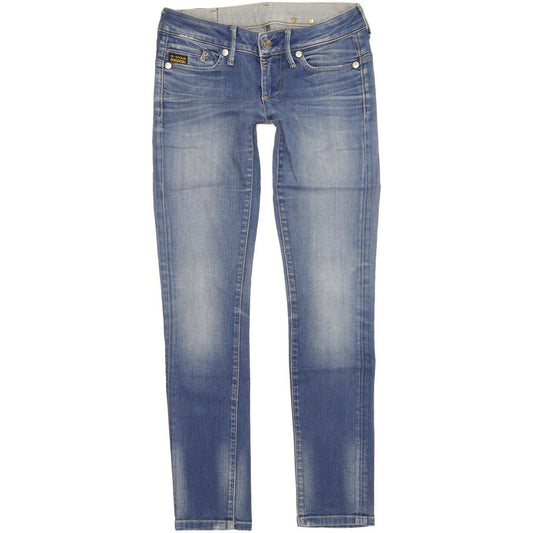 G-Star Midge Women Blue Skinny Slim Stretch Jeans W26 L31