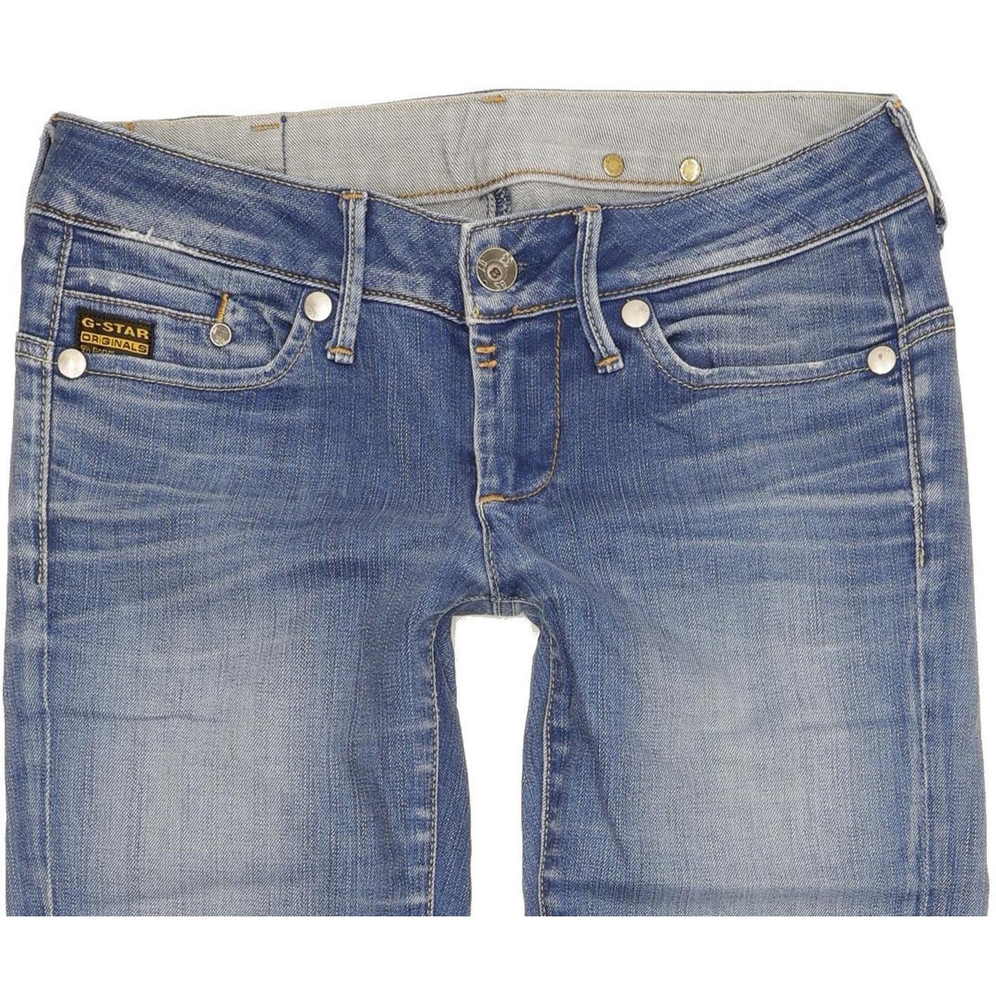 G-Star Midge Women Blue Skinny Slim Stretch Jeans W26 L31