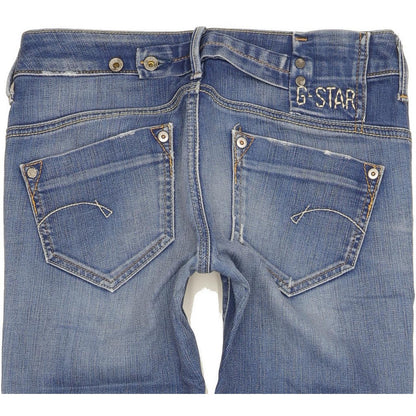 G-Star Midge Women Blue Skinny Slim Stretch Jeans W26 L31