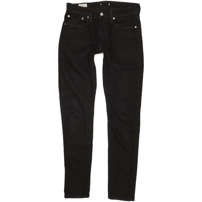 Levi's 512 Men Black Tapered Slim Stretch Jeans W31 L33