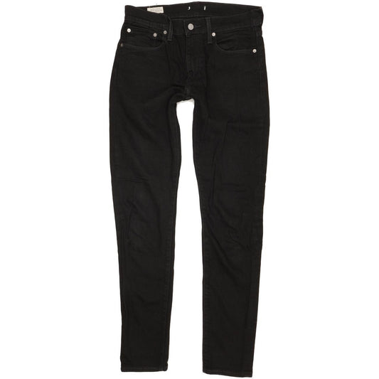 Levi's 512 Men Black Tapered Slim Stretch Jeans W31 L33