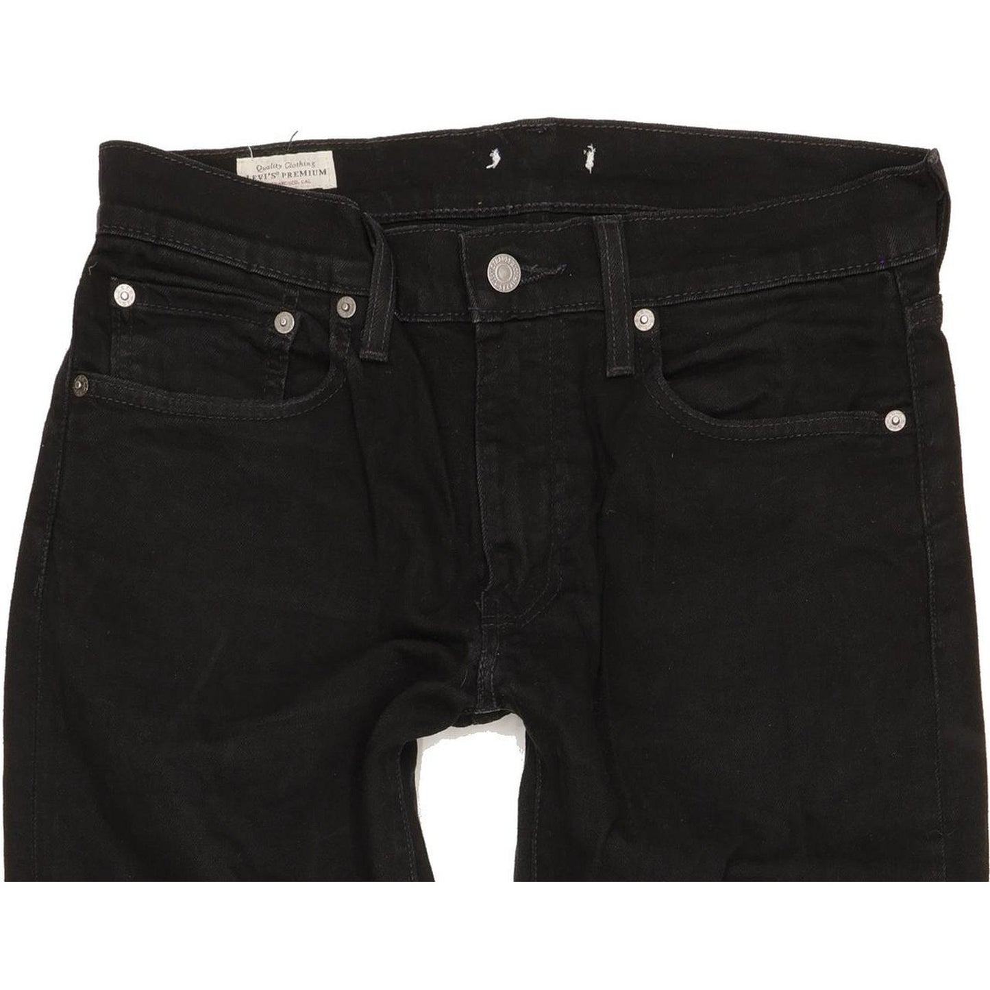 Levi's 512 Men Black Tapered Slim Stretch Jeans W31 L33