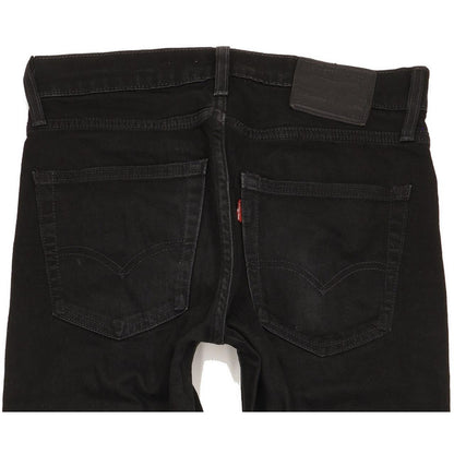 Levi's 512 Men Black Tapered Slim Stretch Jeans W31 L33