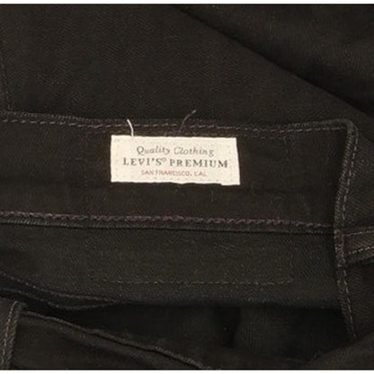 Levi's 512 Men Black Tapered Slim Stretch Jeans W31 L33