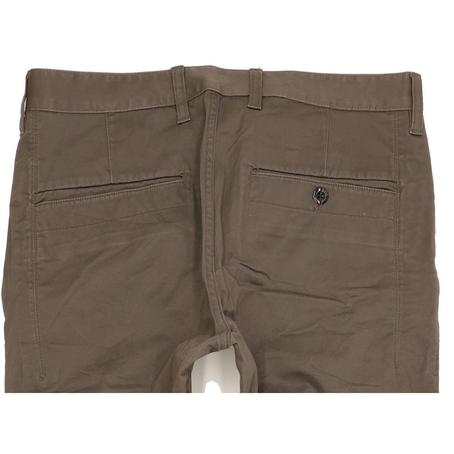 G-Star Men Khaki Straight Regular Chino Stretch Jeans W36 L31